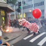 Chinese new year celebrations in Honolulu's chinatown