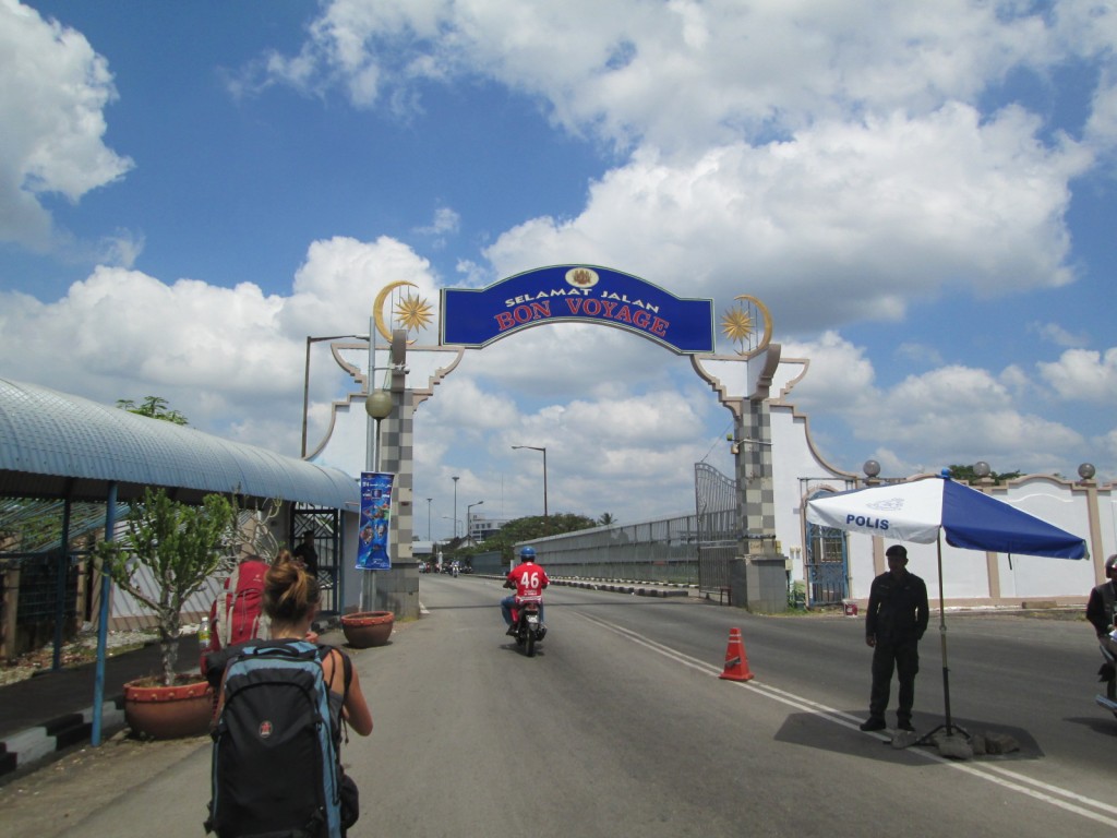 At the Thailand - Malaysia border