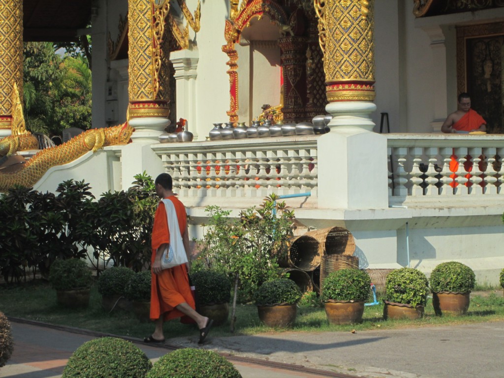 A monk passing by
