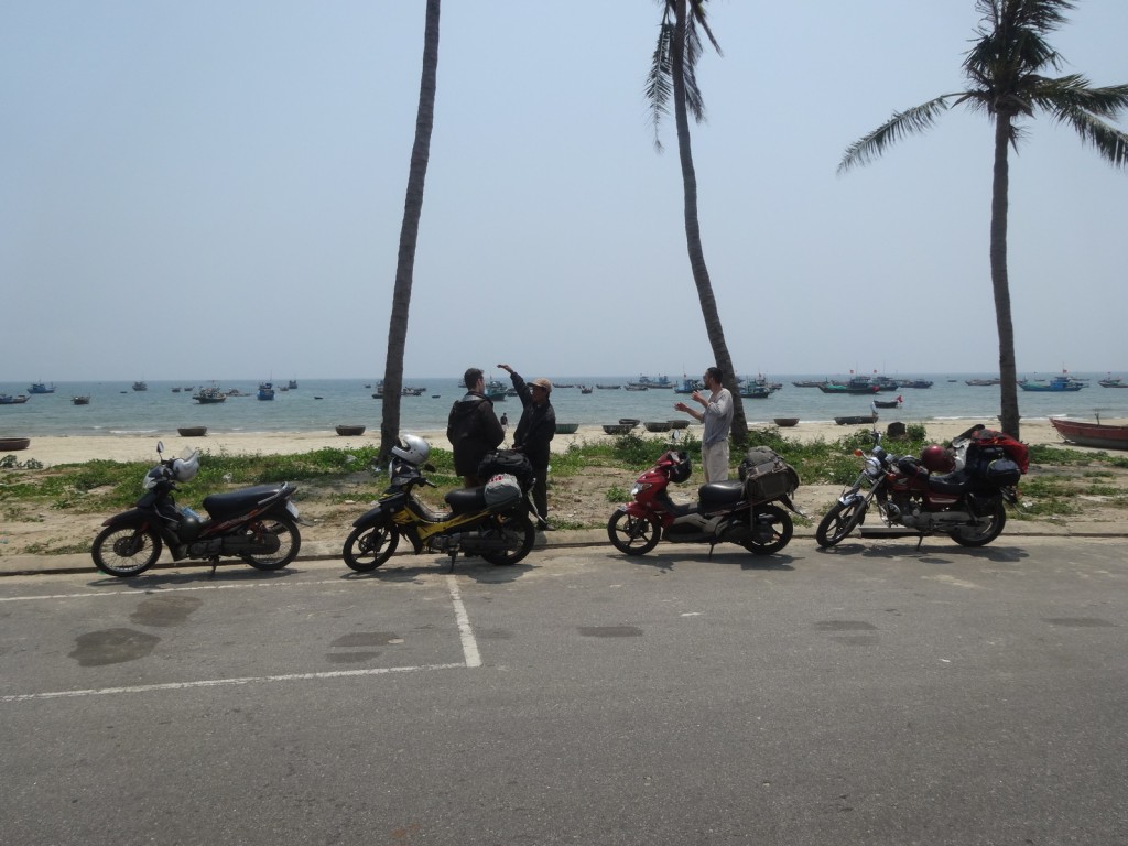Sur la plage à Da Nang