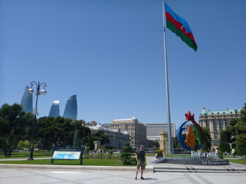On the Bulevar in Baku