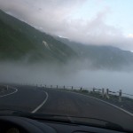 Going down into the clouds