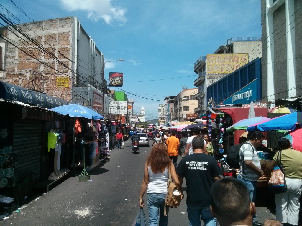 San Salvador's central market