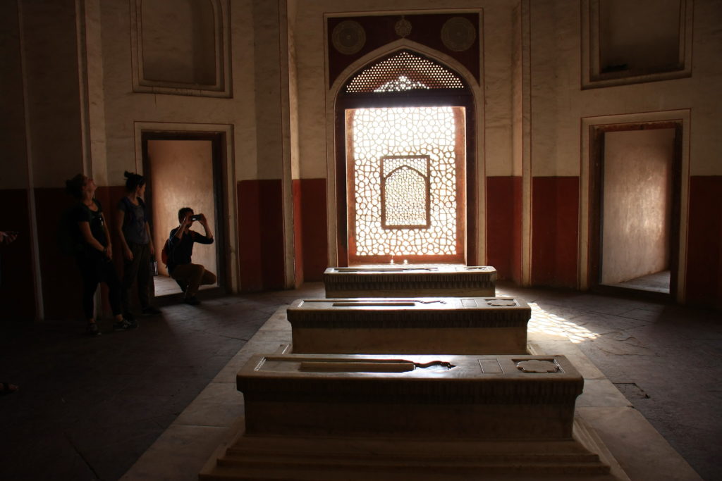 Intérieur de la tombe d’Humayun, New Delhi, Inde