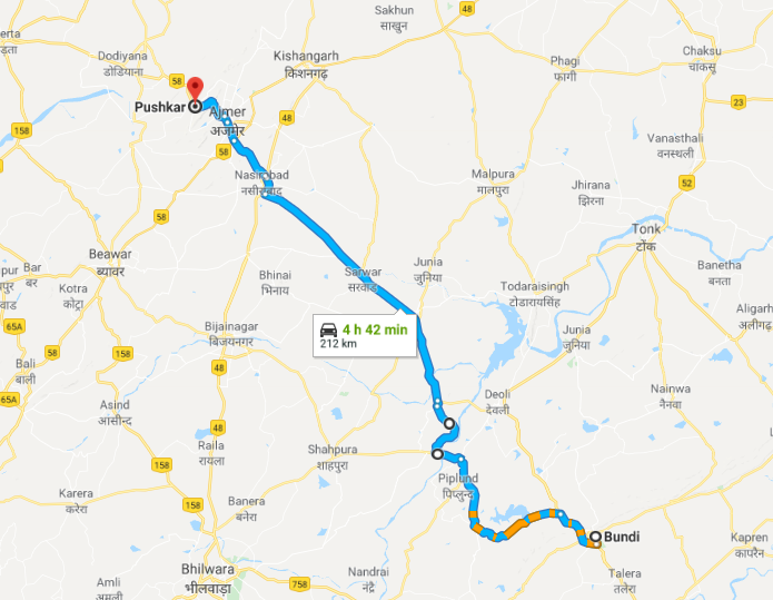 Rajaride, jour 10 – Bundi à Pushkar