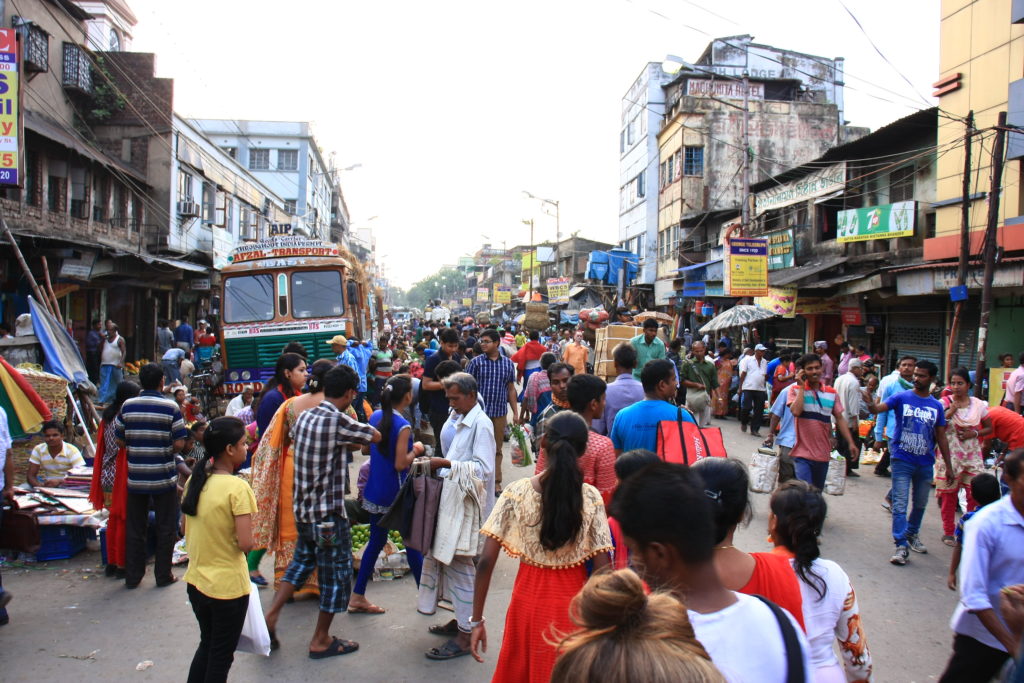 Marché de Kolkata, Inde
