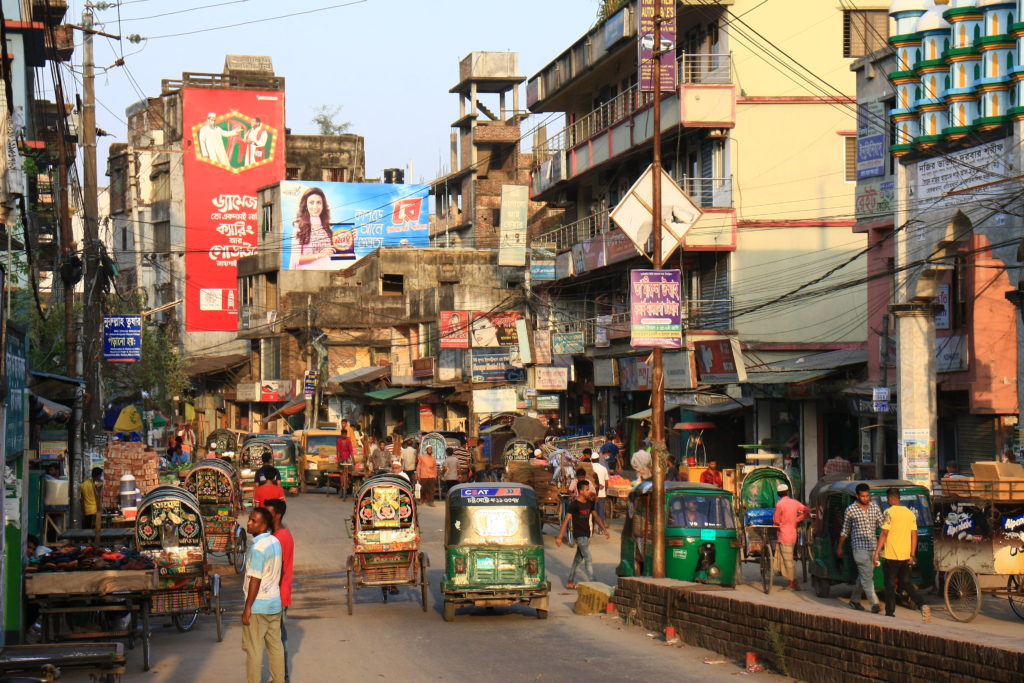 Scène de rue, Chittagong, Bangladesh