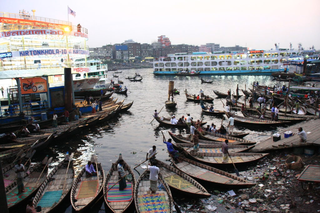 Port de rivière, Dacca, Bangladesh
