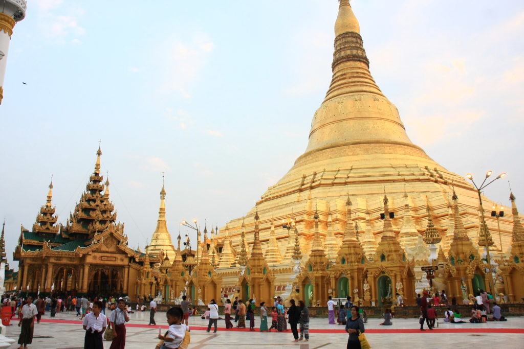 Pagode de Shwedagon, Rangoun, Myanmar