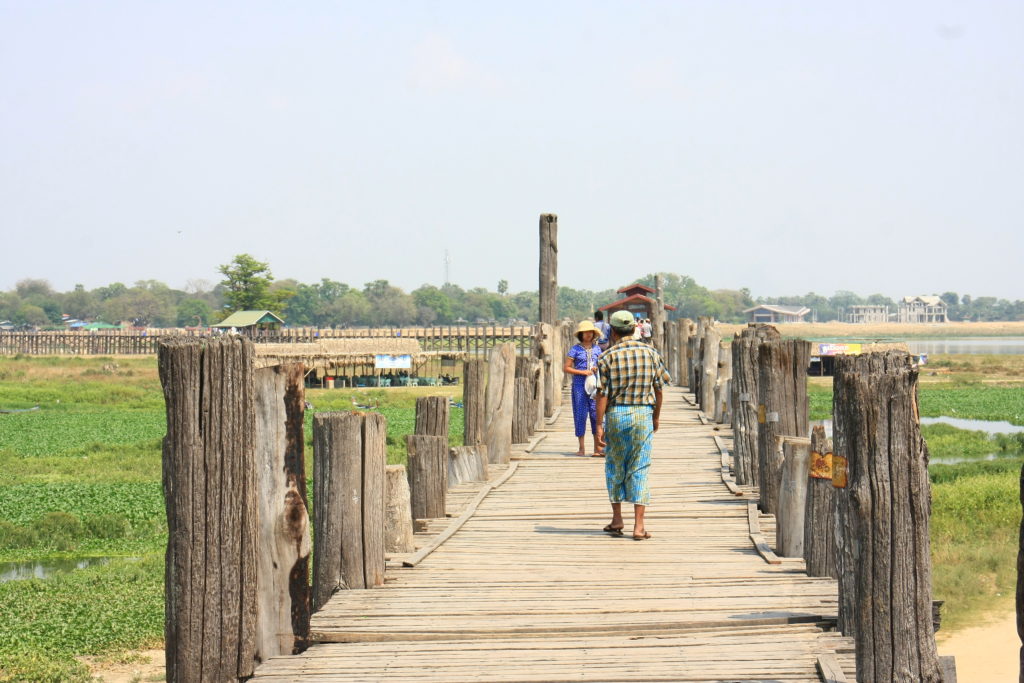 Pont -U-Bein, Mandalay, Myanmar