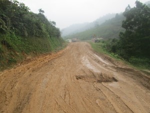 Muddy road