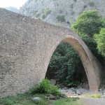 Arch foot bridge