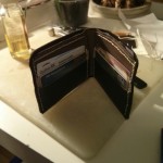 finished wallet inside