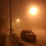 Snow storm in Quebec city