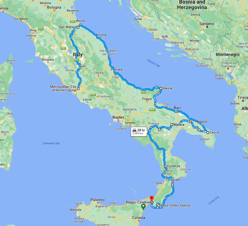 Road-trip dans le sud de l’Italie