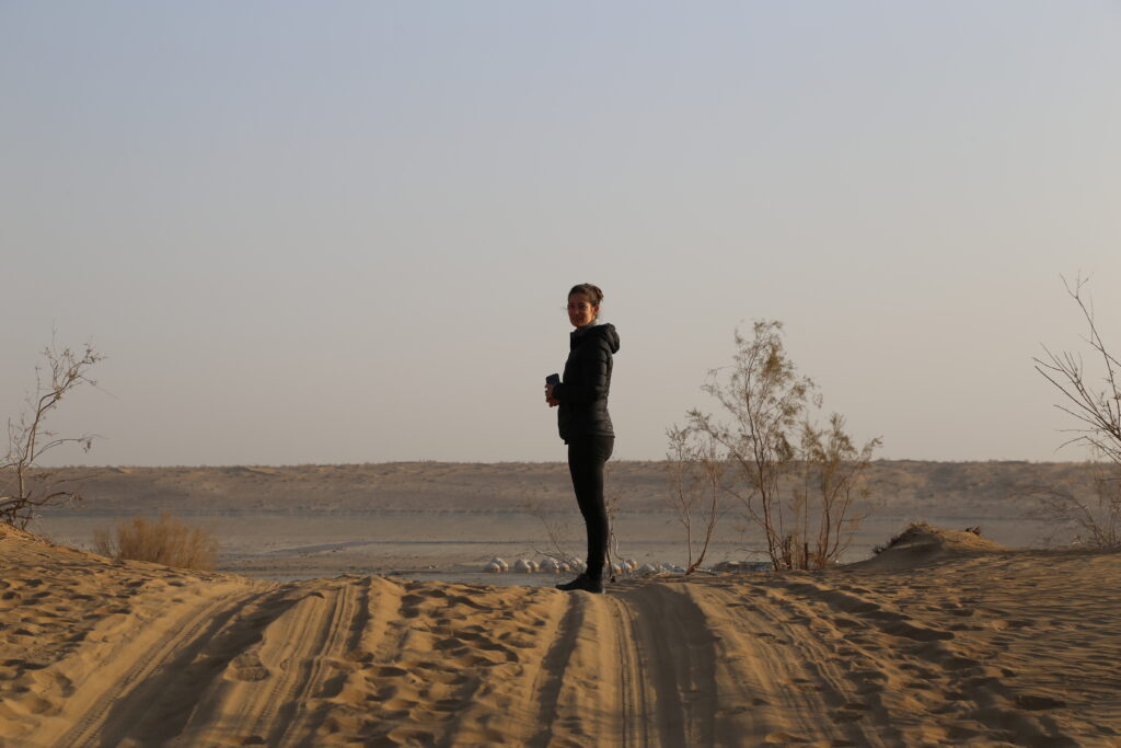 Audrey dans le désert