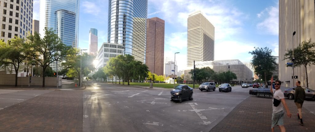 Le centre ville de Houston