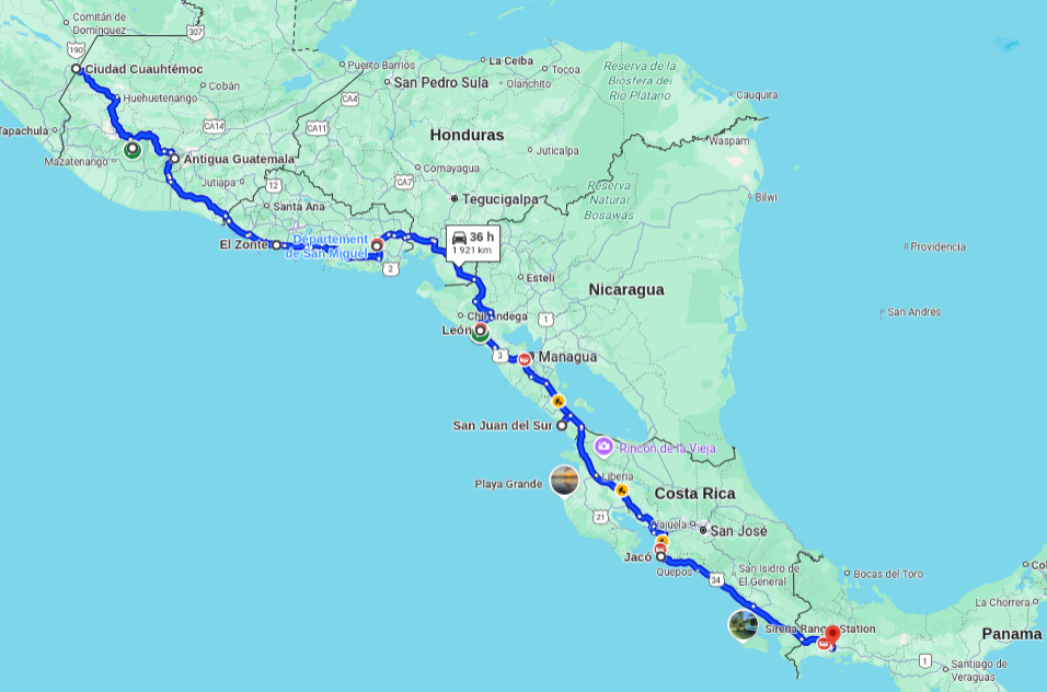 Guatemala au Panama